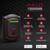 imageKwikset Halo Touch Fingerprint WiFi Smart Lock Keyless Entry Door Low Profile Deadbolt Geofence AutoUnlock Grade AAA Certified No Hub Easy Install Satin Nickel Lifetime Finish Warranty ArchVenetian Bronze