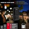 imageKwikset Halo WiFi Smart Lock Keyless Entry Door Deadbolt Geofence AutoUnlock Grade AAA Certified No Hub Easy Install Satin Nickel Lifetime Finish Warranty TouchscreenMatte Black
