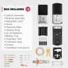 imageKwikset Halo WiFi Smart Lock Keyless Entry Door Deadbolt Geofence AutoUnlock Grade AAA Certified No Hub Easy Install Satin Nickel Lifetime Finish Warranty TouchscreenPolished Chrome