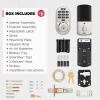 imageKwikset Halo WiFi Smart Lock Keyless Entry Door Deadbolt Geofence AutoUnlock Grade AAA Certified No Hub Easy Install Satin Nickel Lifetime Finish Warranty Backlit KeypadSatin Nickel