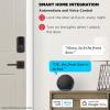 imageKwikset Halo WiFi Smart Lock Keyless Entry Door Deadbolt Geofence AutoUnlock Grade AAA Certified No Hub Easy Install Satin Nickel Lifetime Finish Warranty TouchscreenVenetian Bronze