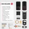 imageKwikset Halo WiFi Smart Lock Keyless Entry Door Deadbolt Geofence AutoUnlock Grade AAA Certified No Hub Easy Install Satin Nickel Lifetime Finish Warranty TouchscreenVenetian Bronze