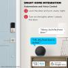imageKwikset Halo WiFi Smart Lock Keyless Entry Door Deadbolt Geofence AutoUnlock Grade AAA Certified No Hub Easy Install Satin Nickel Lifetime Finish Warranty TouchscreenSatin Nickel