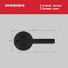 imageKwikset Henley Entry Door Handle with Lock and Key Secure Keyed Reversible Lever Exterior For Front Entrance and Bedrooms Satin Nickel Pick Resistant Smartkey Rekey Security and MicrobanMatte Black
