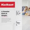 imageKwikset Henley Entry Door Handle with Lock and Key Secure Keyed Reversible Lever Exterior For Front Entrance and Bedrooms Satin Nickel Pick Resistant Smartkey Rekey Security and MicrobanMatte Black