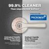 imageKwikset Henley Entry Door Handle with Lock and Key Secure Keyed Reversible Lever Exterior For Front Entrance and Bedrooms Satin Nickel Pick Resistant Smartkey Rekey Security and MicrobanSatin Nickel