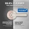 imageKwikset Henley Interior Passage Door Handle Lever For Closet and Hallway Doors Reversible NonLocking Handle Lever Satin Nickel with Microban ProtectionSatin Nickel