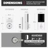 imageKwikset Home Connect 620 Smart Lock Deadbolt with ZWave Technology Works with Ring Alarm Samsung Smartthings and More ZWave Hub Required Traditional Design in Venetian BronzePolished Chrome