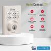 imageKwikset Home Connect 620 Smart Lock Deadbolt with ZWave Technology Works with Ring Alarm Samsung Smartthings and More ZWave Hub Required Traditional Design in Venetian BronzeMatte Black