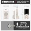 imageKwikset Home Connect 620 Smart Lock Deadbolt with ZWave Technology Works with Ring Alarm Samsung Smartthings and More ZWave Hub Required Traditional Design in Venetian BronzeSatin Nickel