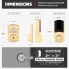 imageKwikset Home Connect 620 Smart Lock Deadbolt with ZWave Technology Works with Ring Alarm Samsung Smartthings and More ZWave Hub Required Traditional Design in Venetian BronzePolished Brass