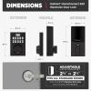 imageKwikset Home Connect 620 Smart Lock Deadbolt with ZWave Technology Works with Ring Alarm Samsung Smartthings and More ZWave Hub Required Traditional Design in Venetian BronzeMatte Black