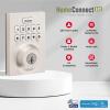 imageKwikset Home Connect 620 Smart Lock Deadbolt with ZWave Technology Works with Ring Alarm Samsung Smartthings and More ZWave Hub Required Traditional Design in Venetian BronzeSatin Nickel