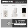 imageKwikset Home Connect 620 Smart Lock Deadbolt with ZWave Technology Works with Ring Alarm Samsung Smartthings and More ZWave Hub Required Traditional Design in Venetian BronzeSatin Nickel