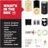 imageKwikset Home Connect 620 Smart Lock Deadbolt with ZWave Technology Works with Ring Alarm Samsung Smartthings and More ZWave Hub Required Traditional Design in Venetian BronzePolished Brass