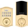 imageKwikset Home Connect 620 Smart Lock Deadbolt with ZWave Technology Works with Ring Alarm Samsung Smartthings and More ZWave Hub Required Traditional Design in Venetian BronzePolished Brass