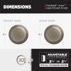 imageKwikset Juno Entry Door Knob with Lock and Key Secure Keyed Handle Exterior Front Entrance and Bedroom Polished Brass Pick Resistant SmartKey Rekey SecurityAntique Brass