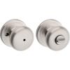 imageKwikset Juno Entry Door Knob with Lock and Key Secure Keyed Handle Exterior Front Entrance and Bedroom Polished Brass Pick Resistant SmartKey Rekey SecuritySatin Nickel