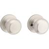 imageKwikset Juno Entry Door Knob with Lock and Key Secure Keyed Handle Exterior Front Entrance and Bedroom Polished Brass Pick Resistant SmartKey Rekey SecuritySatin Nickel