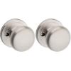 imageKwikset Juno Entry Door Knob with Lock and Key Secure Keyed Handle Exterior Front Entrance and Bedroom Polished Brass Pick Resistant SmartKey Rekey SecuritySatin Nickel