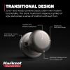 imageKwikset Juno Entry Door Knob with Lock and Key Secure Keyed Handle Exterior Front Entrance and Bedroom Polished Brass Pick Resistant SmartKey Rekey SecuritySatin Nickel
