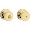 imageKwikset Juno Entry Door Knob with Lock and Key Secure Keyed Handle Exterior Front Entrance and Bedroom Polished Brass Pick Resistant SmartKey Rekey SecurityPolished Brass
