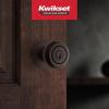 imageKwikset Juno Entry Door Knob with Lock and Key Secure Keyed Handle Exterior Front Entrance and Bedroom Polished Brass Pick Resistant SmartKey Rekey SecurityVenetian Bronze