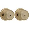 imageKwikset Juno Entry Door Knob with Lock and Key Secure Keyed Handle Exterior Front Entrance and Bedroom Polished Brass Pick Resistant SmartKey Rekey SecurityAntique Brass