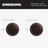 imageKwikset Juno Entry Door Knob with Lock and Key Secure Keyed Handle Exterior Front Entrance and Bedroom Polished Brass Pick Resistant SmartKey Rekey SecurityVenetian Bronze