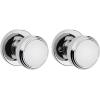 imageKwikset Maven Entry Door Knob with Lock and Key Secure Keyed Handle Exterior Front Entrance and Bedroom Matte Black Pick Resistant SmartKey Rekey Security and MicrobanPolished Chrome