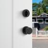 imageKwikset Maven Front Door Lock Handle and Deadbolt Set Entry Handleset Round Exterior with Interior Door Knob Secure Locking Deadbolt Matte Black with Microban ProtectionMatte Black