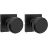 imageKwikset Maven Interior Passage Door Knob Square Handle for Closet and Hallway Doors NonLocking Doorknob in Matte Black with Microban ProtectionMatte Black