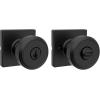 imageKwikset Maven Interior Passage Door Knob Square Handle for Closet and Hallway Doors NonLocking Doorknob in Matte Black with Microban ProtectionMatte Black