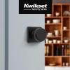 imageKwikset Maven Interior Passage Door Knob Square Handle for Closet and Hallway Doors NonLocking Doorknob in Matte Black with Microban ProtectionMatte Black