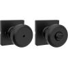 imageKwikset Maven Interior Passage Door Knob Square Handle for Closet and Hallway Doors NonLocking Doorknob in Matte Black with Microban ProtectionMatte Black