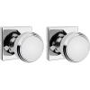imageKwikset Maven Interior Passage Door Knob Square Handle for Closet and Hallway Doors NonLocking Doorknob in Matte Black with Microban ProtectionPolished Chrome