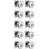 imageKwikset Maven Interior Passage Door Knob Square Handle for Closet and Hallway Doors NonLocking Doorknob in Matte Black with Microban ProtectionPolished Chrome