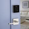 imageKwikset Obsidian Keyless Touchscreen Electronic Deadbolt in Satin NickelSatin Nickel