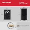 imageKwikset Powerbolt 240 5Button Keypad Satin Nickel Contemporary Electronic Deadbolt Door Lock Featuring Convenient Keyless Entry Customizable User Codes and Auto LockingMatte Black