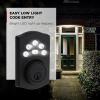 imageKwikset Powerbolt 240 5Button Keypad Satin Nickel Contemporary Electronic Deadbolt Door Lock Featuring Convenient Keyless Entry Customizable User Codes and Auto LockingMatte Black