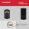 imageKwikset Powerbolt 240 5Button Keypad Satin Nickel Contemporary Electronic Deadbolt Door Lock Featuring Convenient Keyless Entry Customizable User Codes and Auto LockingVenetian Bronze