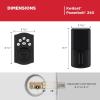 imageKwikset Powerbolt 240 5Button Keypad Satin Nickel Contemporary Electronic Deadbolt Door Lock Featuring Convenient Keyless Entry Customizable User Codes and Auto LockingMatte Black