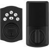 imageKwikset Powerbolt 240 5Button Keypad Satin Nickel Contemporary Electronic Deadbolt Door Lock Featuring Convenient Keyless Entry Customizable User Codes and Auto LockingMatte Black