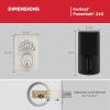imageKwikset Powerbolt 240 5Button Keypad Satin Nickel Contemporary Electronic Deadbolt Door Lock Featuring Convenient Keyless Entry Customizable User Codes and Auto LockingSatin Nickel