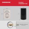 imageKwikset Powerbolt 240 5Button Keypad Satin Nickel Contemporary Electronic Deadbolt Door Lock Featuring Convenient Keyless Entry Customizable User Codes and Auto LockingSatin Nickel
