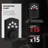 imageKwikset Powerbolt 240 5Button Keypad Satin Nickel Contemporary Electronic Deadbolt Door Lock Featuring Convenient Keyless Entry Customizable User Codes and Auto LockingMatte Black