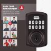 imageKwikset Powerbolt 250 10Button Keypad Satin Nickel Transitional Electronic Deadbolt Door Lock Featuring Convenient Keyless Entry Customizable User Codes Auto LockingVenetian Bronze