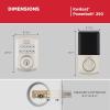 imageKwikset Powerbolt 250 10Button Keypad Satin Nickel Transitional Electronic Deadbolt Door Lock Featuring Convenient Keyless Entry Customizable User Codes Auto LockingSatin Nickel
