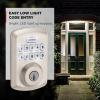 imageKwikset Powerbolt 250 10Button Keypad Satin Nickel Transitional Electronic Deadbolt Door Lock Featuring Convenient Keyless Entry Customizable User Codes Auto LockingSatin Nickel