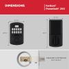 imageKwikset Powerbolt 250 10Button Keypad Satin Nickel Transitional Electronic Deadbolt Door Lock Featuring Convenient Keyless Entry Customizable User Codes Auto LockingMatte Black